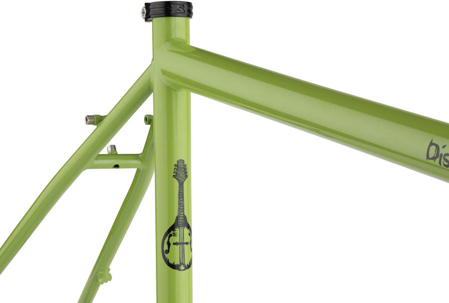 Disc Trucker Frameset - 700c Steel Pea Lime Soup 62cm - Bicycle Warehouse