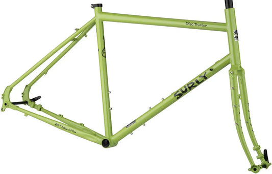 Disc Trucker Frameset - 26" Steel Pea Lime Soup 56cm - Bicycle Warehouse