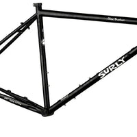 Disc Trucker Frameset - 700c Steel Hi-Viz Black 56cm - Bicycle Warehouse