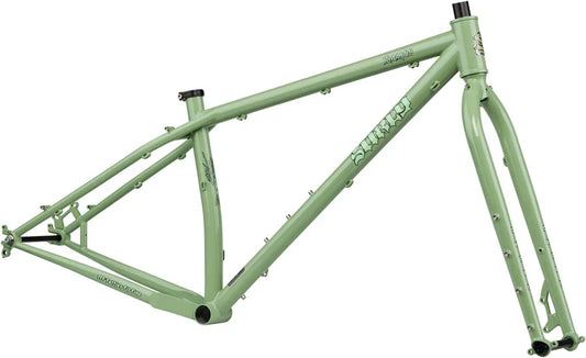 Surly Krampus Frameset - 29" Steel Sage Green Durable Mountain Bike Frame - Bicycle Warehouse