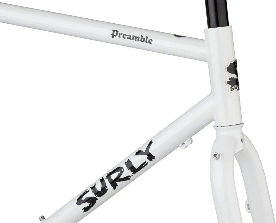 Preamble Frameset - 700c Thorfrost White Medium - Bicycle Warehouse