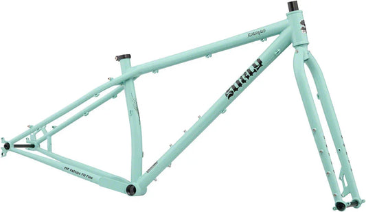 Krampus Frameset - 29" Steel Blue Oyster Coat Small - Bicycle Warehouse