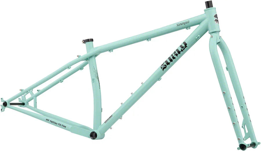 Krampus Frameset - 29" Steel Blue Oyster Coat X-Large - Bicycle Warehouse