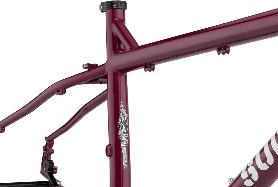 Ogre Frameset - 29" Steel Fermented Plum X-Large - Bicycle Warehouse