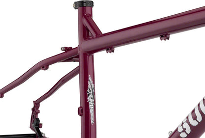 Ogre Frameset - 29" Steel Fermented Plum X-Large - Bicycle Warehouse