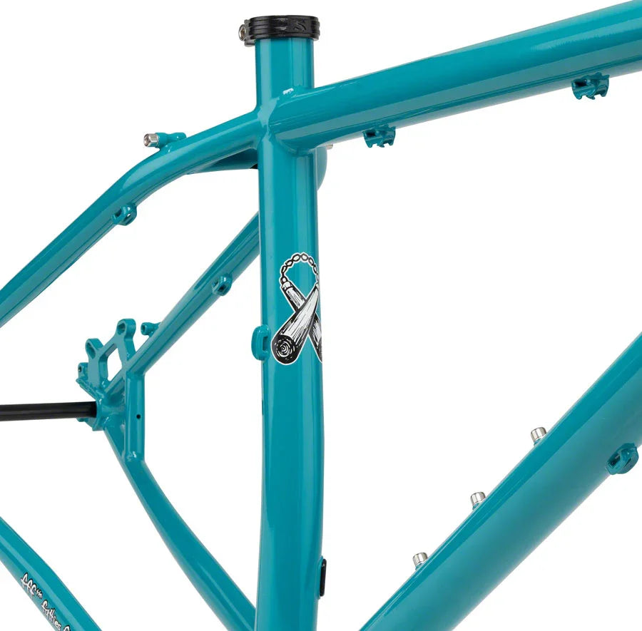 Karate Monkey Frameset - 27.5" Steel Lost at Sea Blue Blue X-Small - Bicycle Warehouse