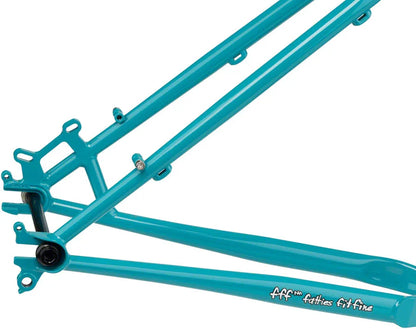 Karate Monkey Frameset - 27.5" Steel Lost at Sea Blue Blue X-Small - Bicycle Warehouse