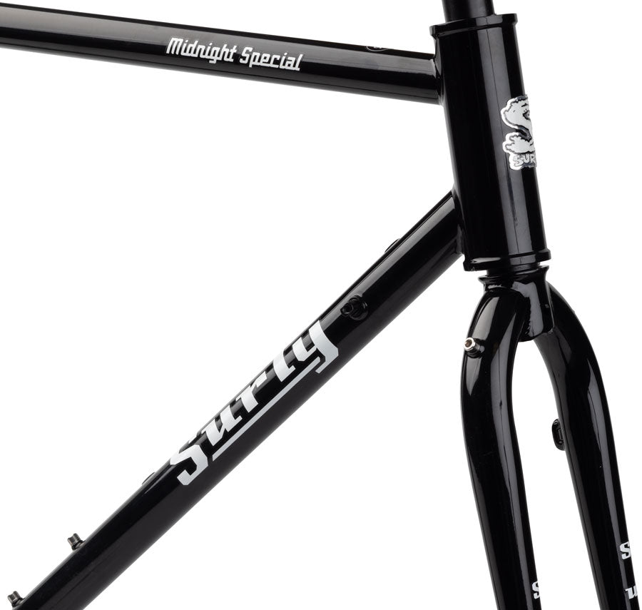 Midnight Special Frameset - 650b/700c Steel Hi-Viz Black