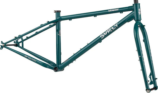 Wednesday Fat Bike Frameset - 26" Steel OG Algae Medium - Bicycle Warehouse