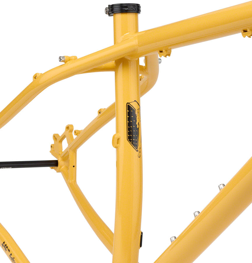 Ice Cream Truck Fat Bike Frameset - 26" Steel Warm Cheese X-Large - Bicycle Warehouse