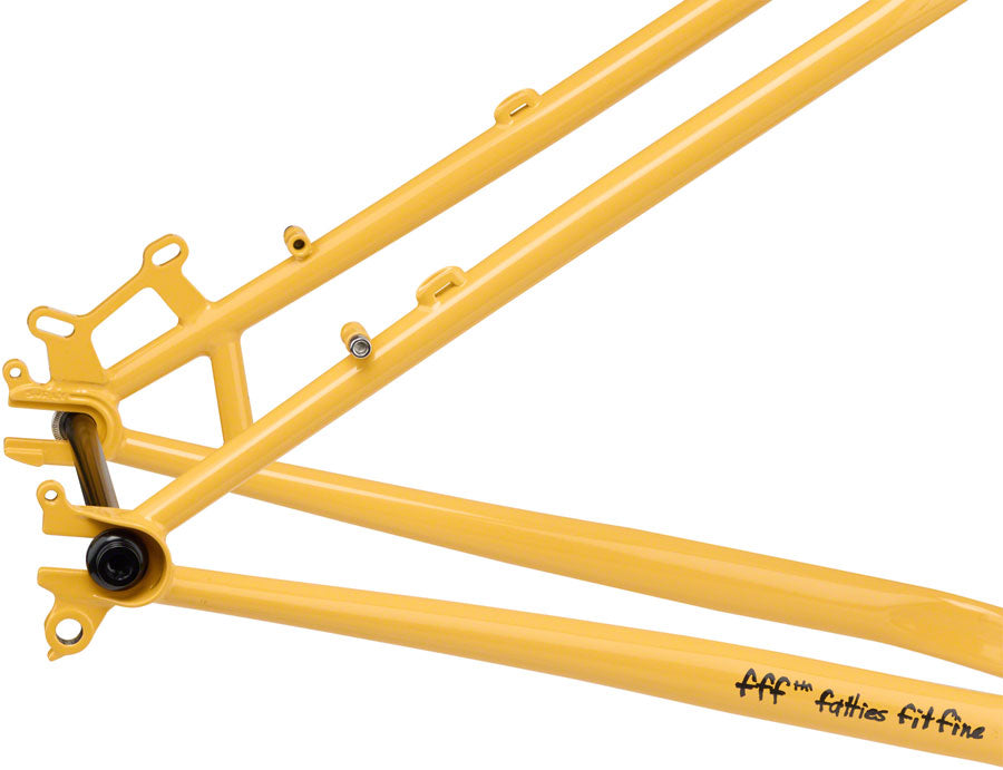 Ice Cream Truck Fat Bike Frameset - 26" Steel Warm Cheese X-Large - Bicycle Warehouse