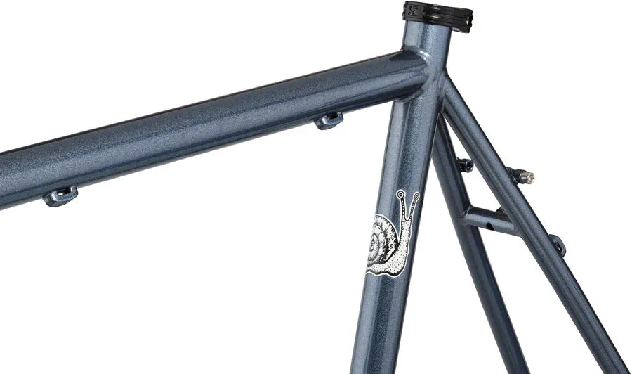 Straggler Frameset - 650b Steel Cold Steel Blue 42cm - Bicycle Warehouse