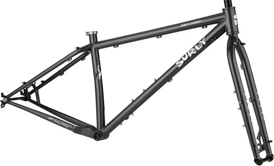 Karate Monkey Frameset - 27.5" Steel Hi-Viz Black X-Small - Bicycle Warehouse