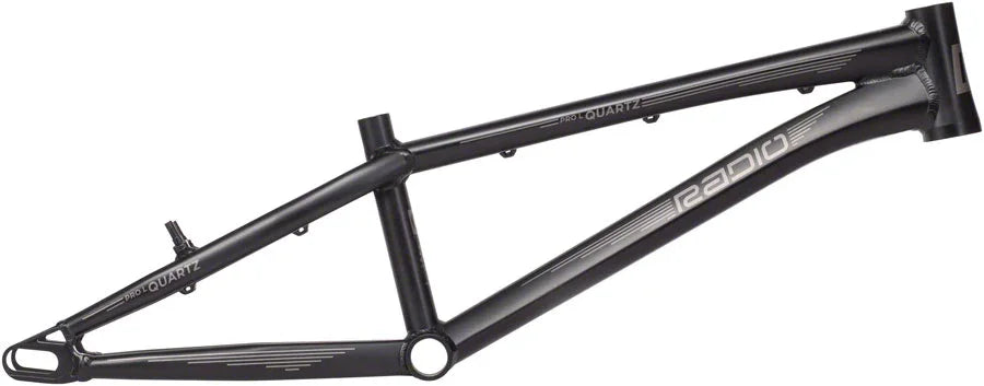 BMX Raceline Quartz BMX Race Frame - Pro L 20.9 TT Matte Black - Bicycle Warehouse