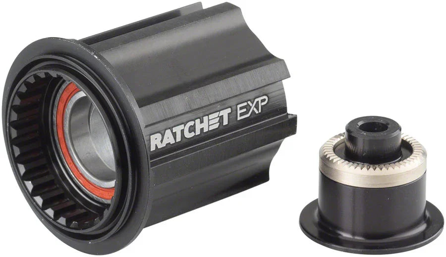 Ratchet EXP Freehub Body - Campagnolo 9 - 12s Standard Aluminum Sealed Bearing QR x 130/135 mm Kit w/ End Cap - Bicycle Warehouse