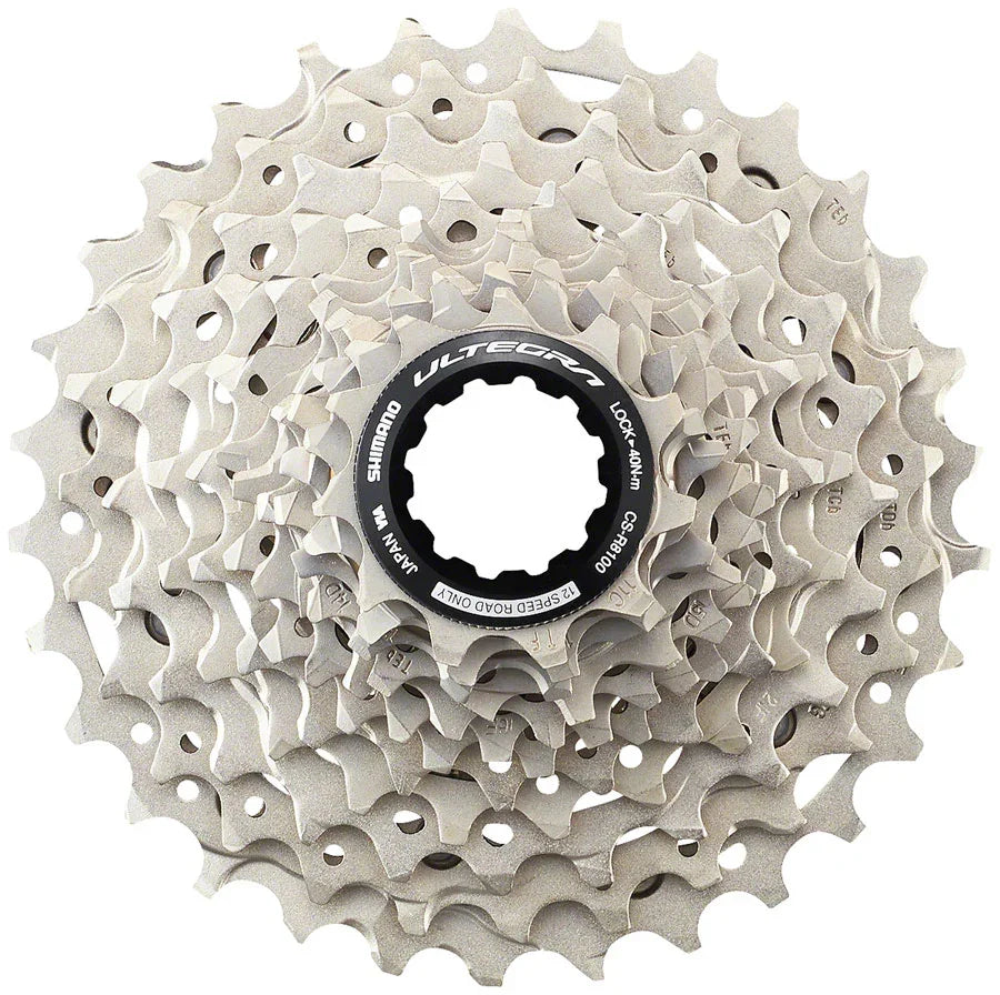 Ultegra CS-R8101 Cassette - 12-Speed 11-30t Silver - Bicycle Warehouse