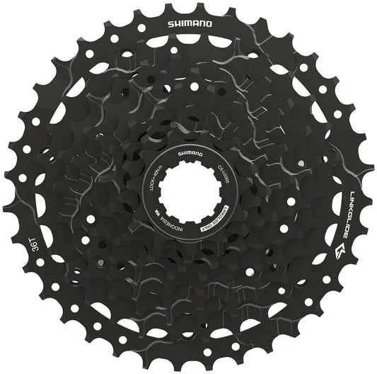 CUES CS-LG300-9 Cassette - 9-Speed 11-36t LINKGLIDE Black - Bicycle Warehouse