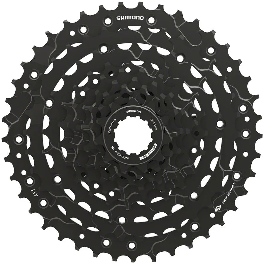 CUES CS-LG300-9 Cassette - 9-Speed 11-41t LINKGLIDE Black - Bicycle Warehouse