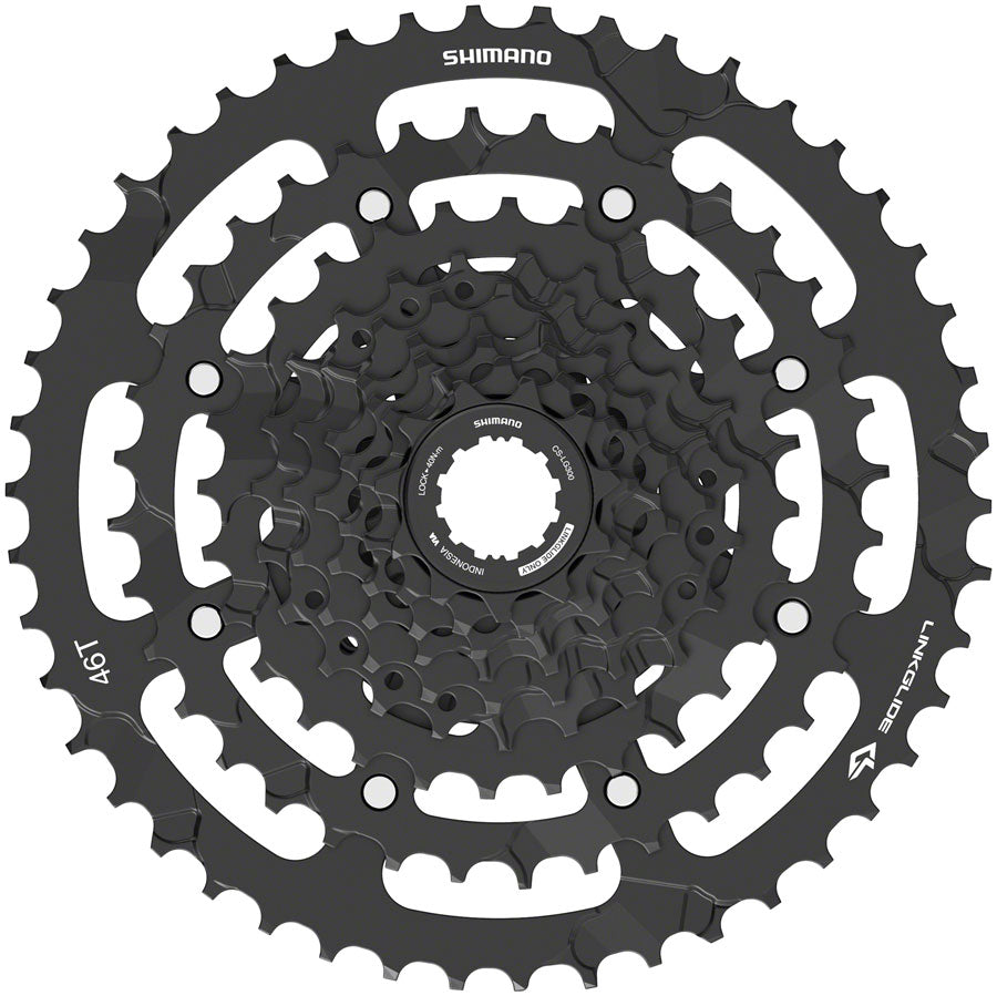 CUES CS-LG300-9 Cassette - 9-Speed 11-46t LINKGLIDE Black - Bicycle Warehouse