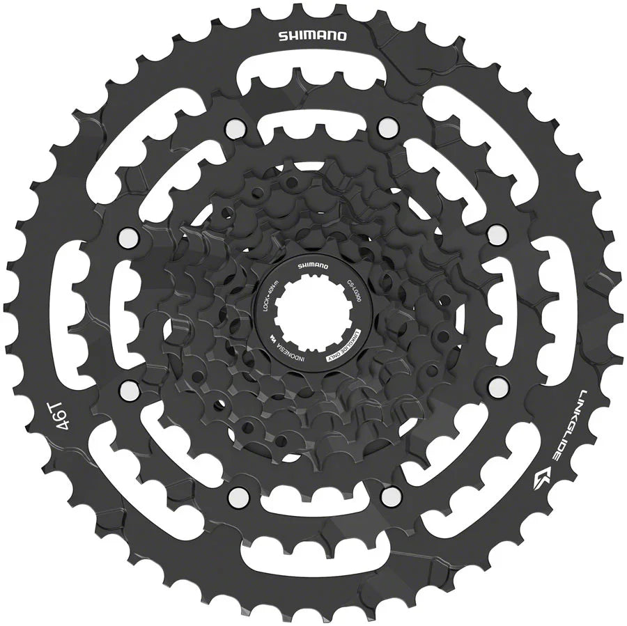 CUES CS-LG300-9 Cassette - 9-Speed 11-46t LINKGLIDE Black - Bicycle Warehouse