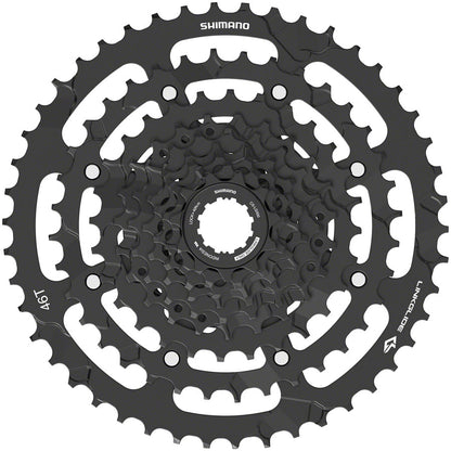 CUES CS-LG300-9 Cassette - 9-Speed 11-46t LINKGLIDE Black - Bicycle Warehouse