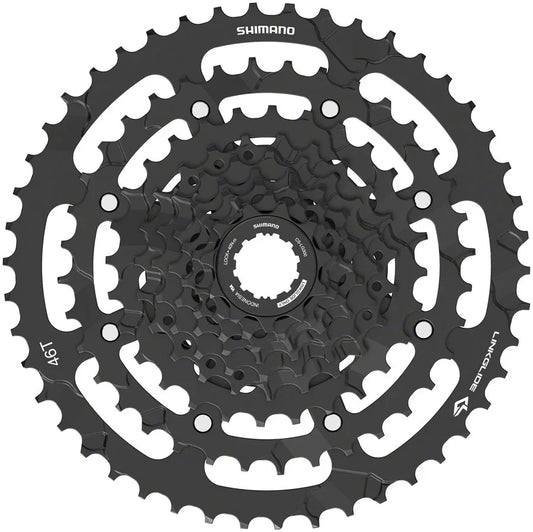 CUES CS-LG300-9 Cassette - 9-Speed 11-46t LINKGLIDE Black - Bicycle Warehouse