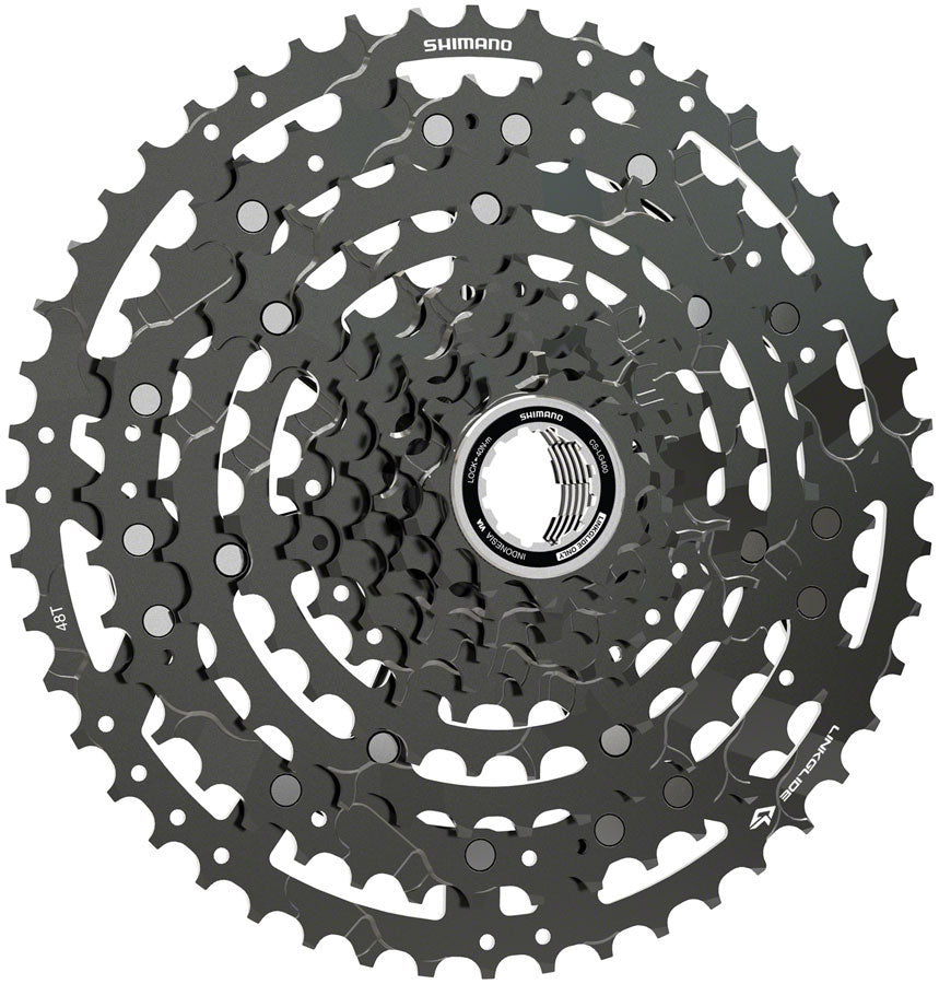 CUES CS-LG400-10 Cassette - 10-Speed 11-48t LINKGLIDE Black - Bicycle Warehouse