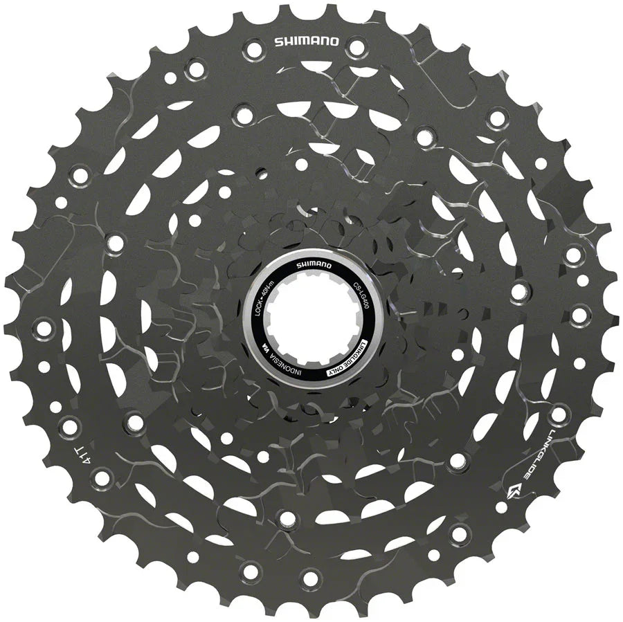 CUES CS-LG400-9 Cassette - 9-Speed 11-41t LINKGLIDE Black - Bicycle Warehouse