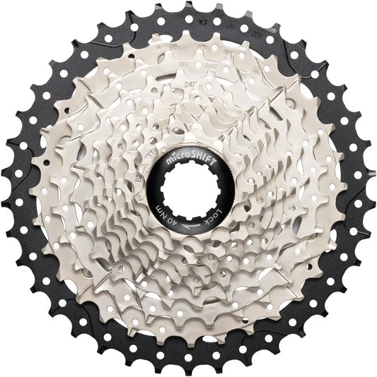 Sword Cassette - 10-Speed 11-38t Alloy Spider Satin Nickel - Bicycle Warehouse