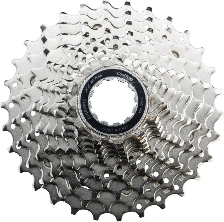 105 CS-R7000 Cassette - 11 Speed 12-25t Silver - Bicycle Warehouse