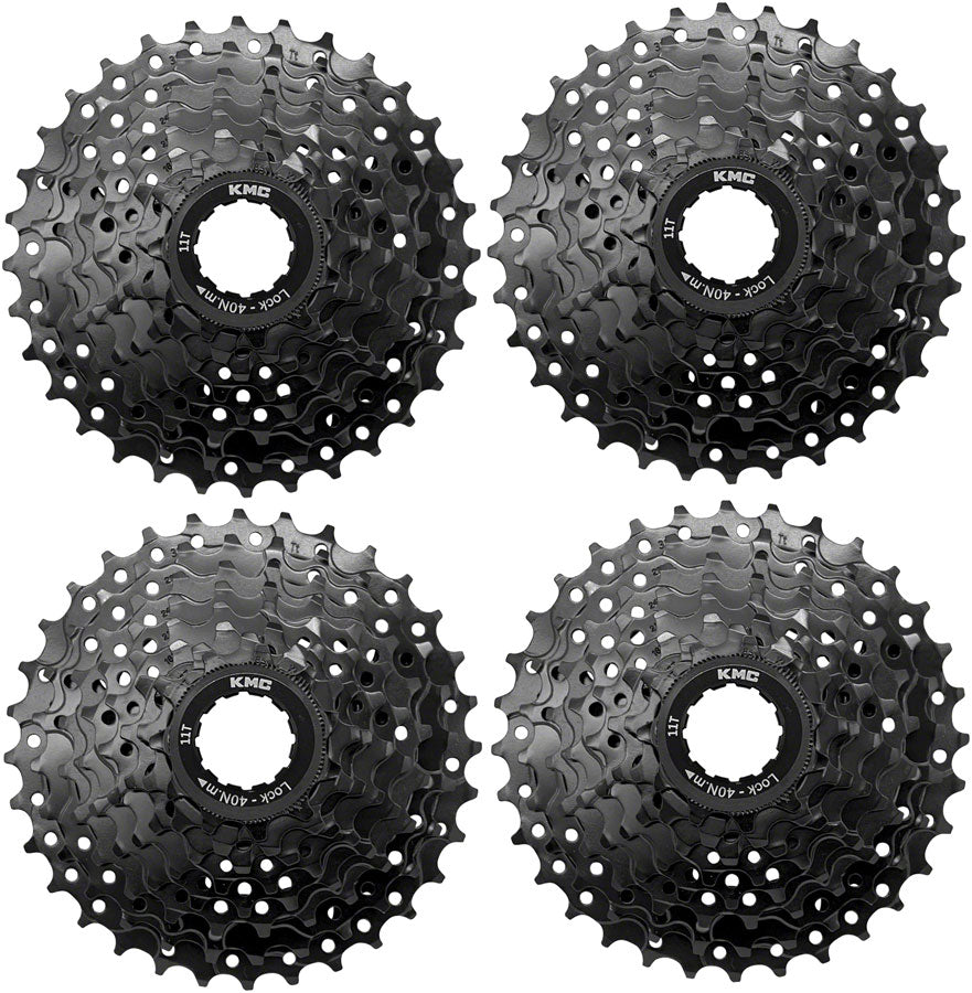 REACT Cassette - 8-Speed 11-32t HG Driver Compatible Black 4 pk. - Bicycle Warehouse