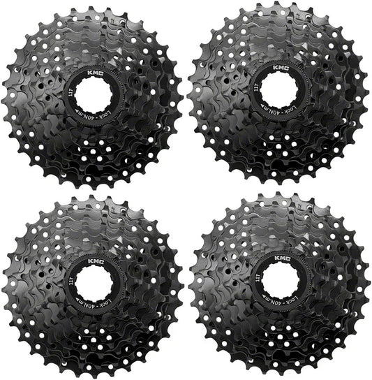 REACT Cassette - 8-Speed 11-32t HG Driver Compatible Black 4 pk. - Bicycle Warehouse