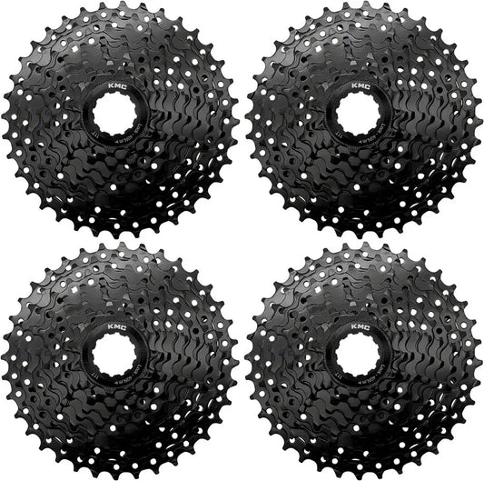 REACT Cassette - 9-Speed 11-36t HG Driver Compatible Black 4 pk. - Bicycle Warehouse