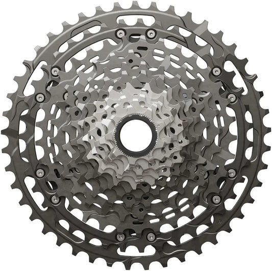 Shimano XTR CS-M9200-12 Cassette - 12-Speed 9-45t Hyperglide+ Micro Spline Gray - Bicycle Warehouse