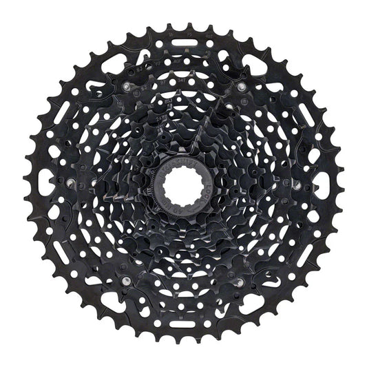 ADVENT X Cassette - 10 Speed 11-48T ED Black Hardened Steel Cogs - Bicycle Warehouse