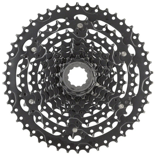 ADVENT Cassette - 9 Speed 11-46T ED Black Hardened Steel Cogs - Bicycle Warehouse