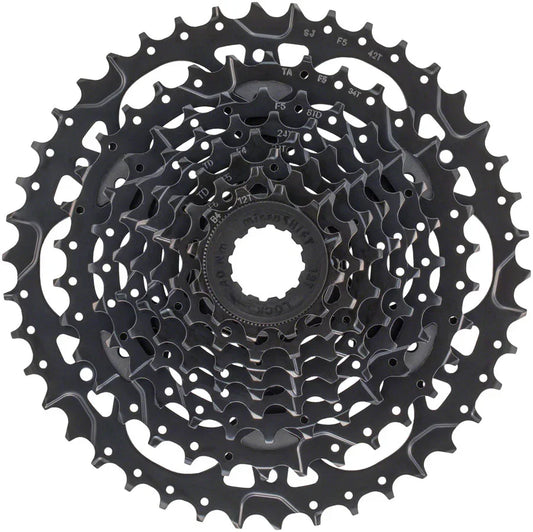 Acolyte Cassette - 8 Speed 12-42t Black ED Coated - Bicycle Warehouse