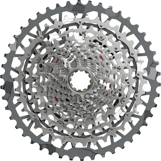 SRAM Rival XPLR XG-1351 Cassette - 13-Speed 10-46t For XDR Driver Silver E1 - Bicycle Warehouse