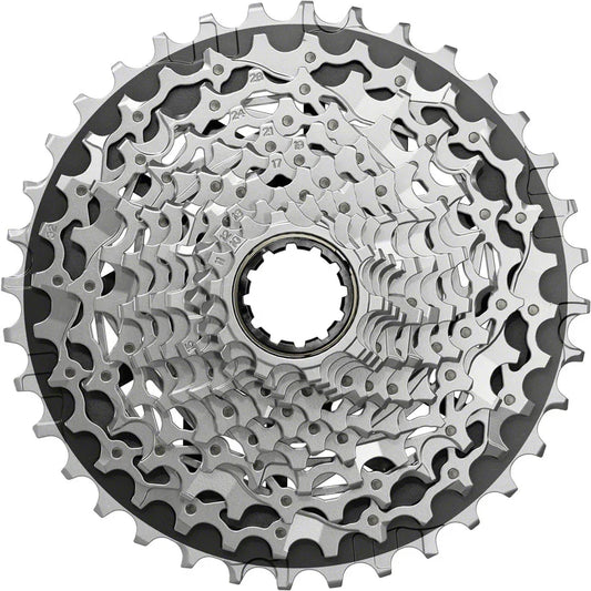 SRAM Force XG-1270 Cassette - 12-Speed 10-36t Silver For XDR Driver Body E1 - Bicycle Warehouse