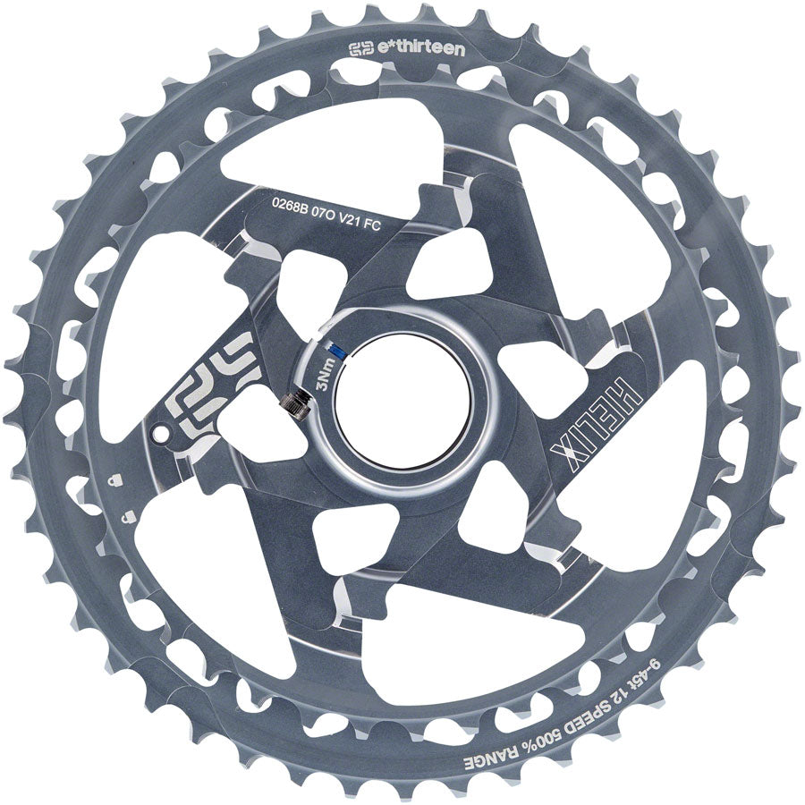 e*thirteen Helix Race Cassette - 12-Speed 9-45t Gray - Bicycle Warehouse