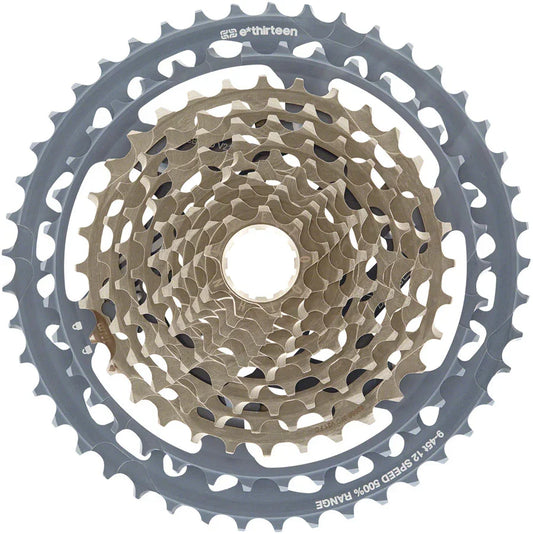 e*thirteen Helix Race Cassette - 12-Speed 9-45t Gray - Bicycle Warehouse