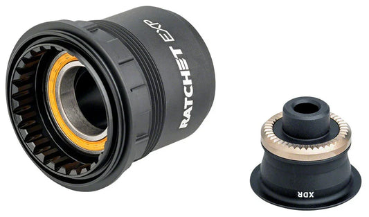 Ratchet EXP Freehub Body - SRAM XDR Standard Aluminum Ceramic Bearing QR x 130/135 mm Kit w/ End Cap - Bicycle Warehouse