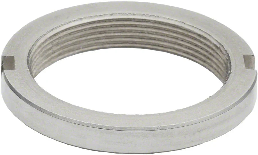 Stainless Steel Track Cog Lockring 1.29" x 24 tpi Left-hand Thread - Bicycle Warehouse
