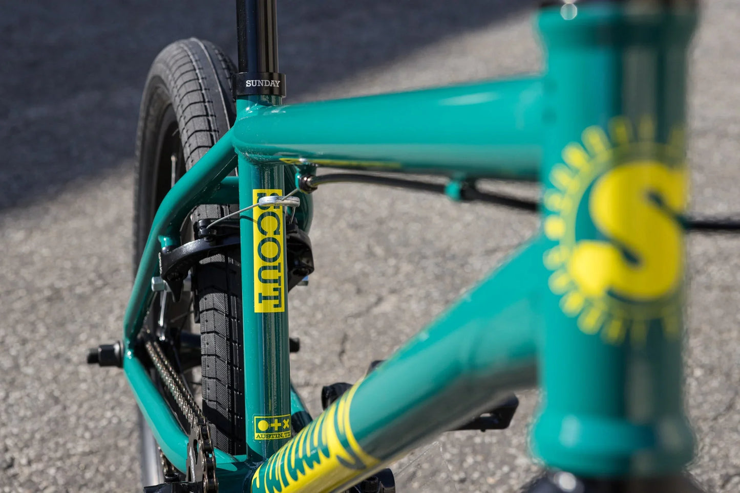 Sunday Scout BMX Bike - 20.75" TT Gloss Pine Green - Bicycle Warehouse