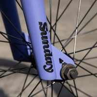 Sunday Scout BMX Bike - 21" TT Matte Blue Lavendar - Bicycle Warehouse
