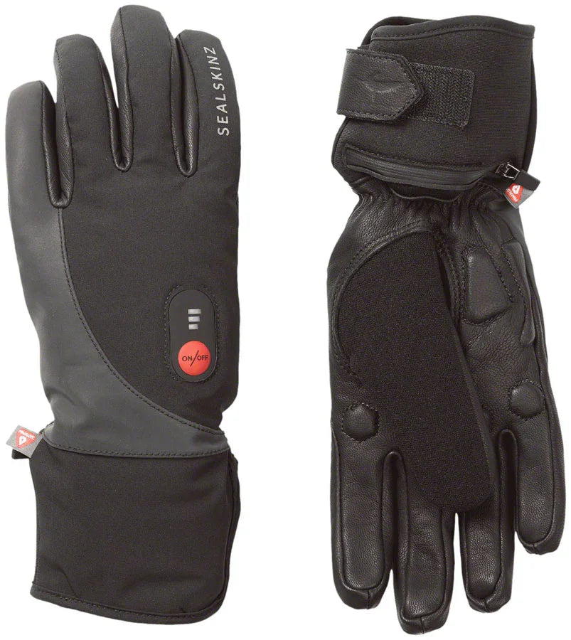 Upwell Heated Gloves - Black X-Large - Bicycle Warehouse