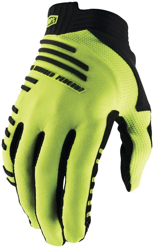 R-Core Gloves - Yellow Full Finger Mens Large - Bicycle Warehouse