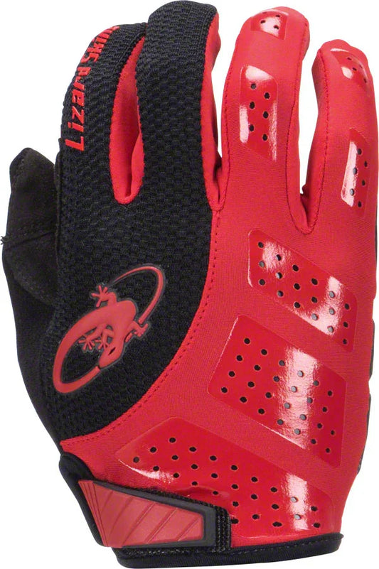 Monitor SL Gel Gloves - Red/Black Full Finger X-Small - Bicycle Warehouse