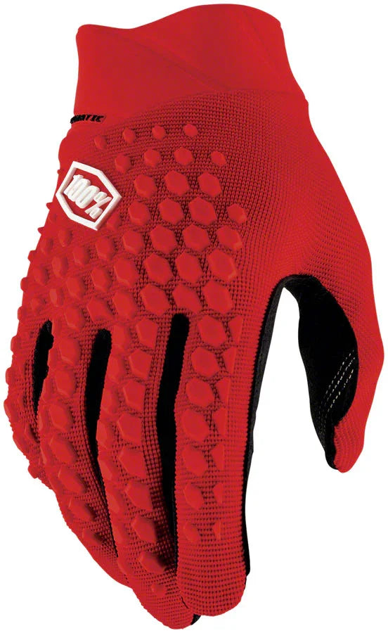Geomatic Gloves - Red Full Finger Mens Medium - Bicycle Warehouse