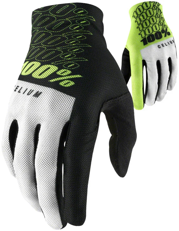 Celium Gloves - Yellow Full Finger Mens Small - Bicycle Warehouse